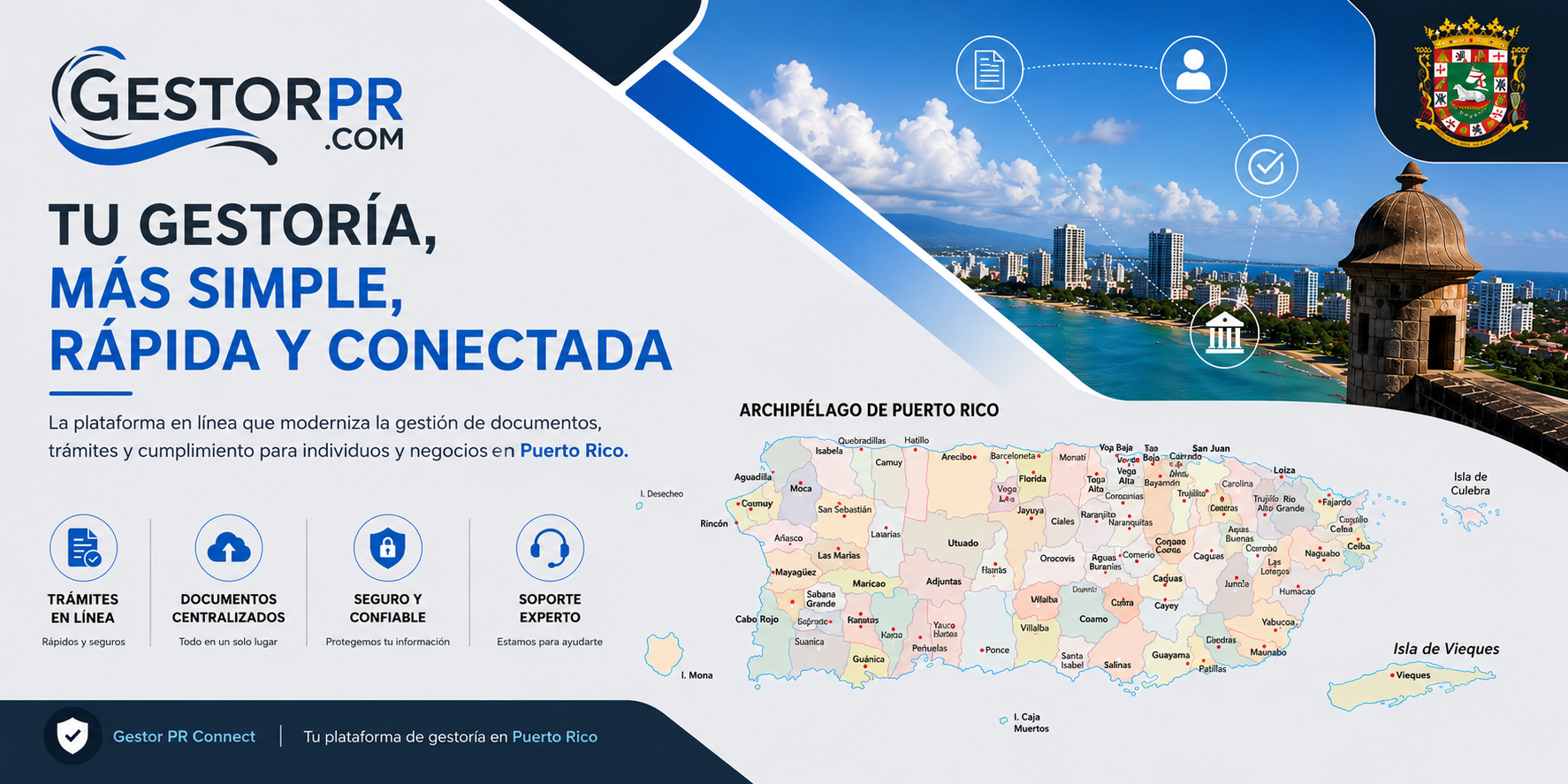 GestorPR — Tu gestoría, más simple, rápida y conectada en Puerto Rico