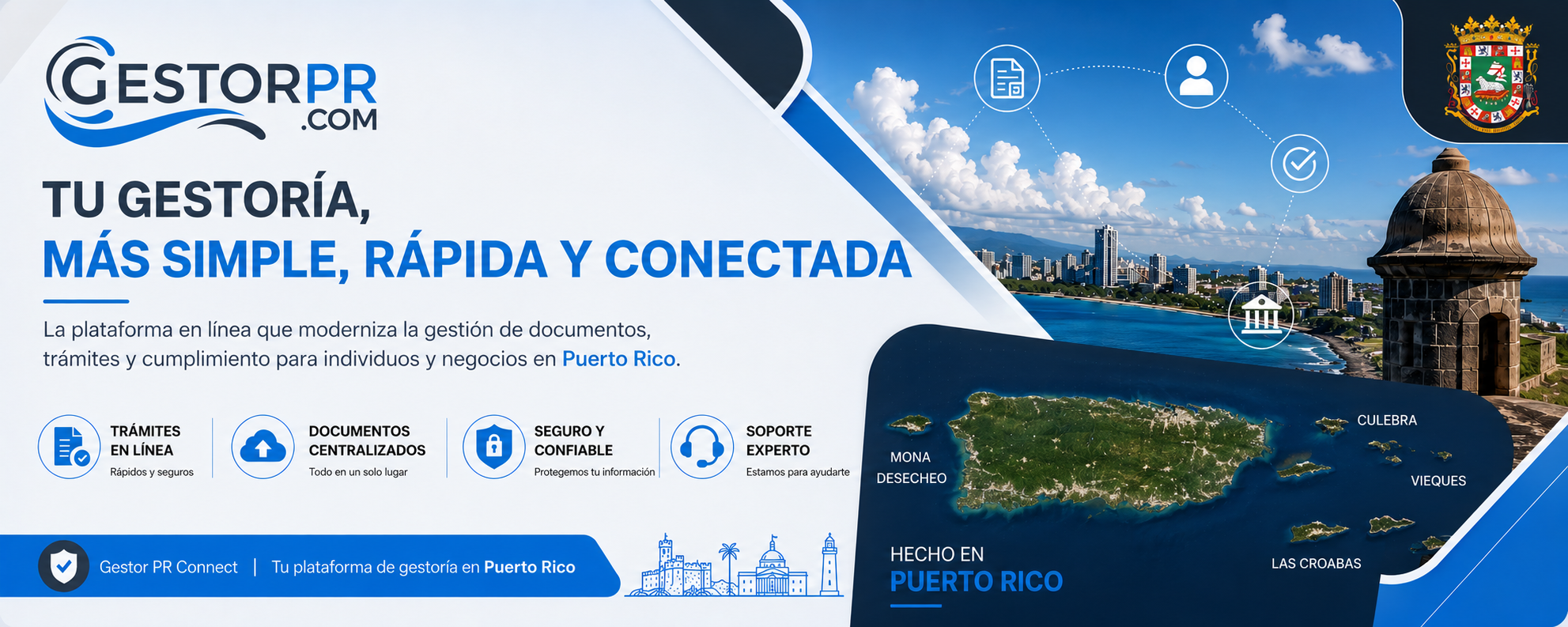 GestorPR — Tu gestoría, más simple, rápida y conectada en Puerto Rico